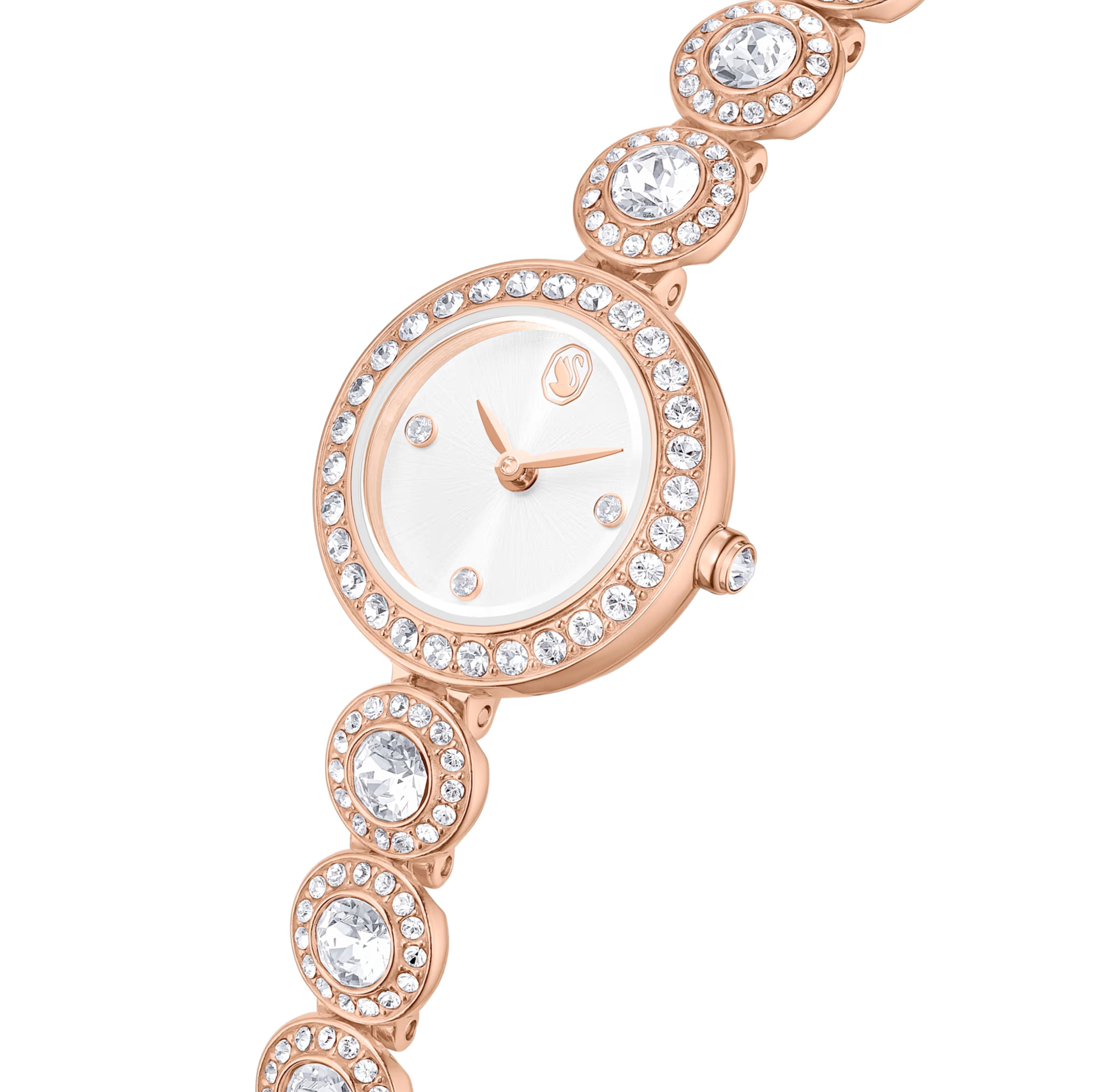Swarovski Una Angelic Rose Gold Crystal Watch - View 2