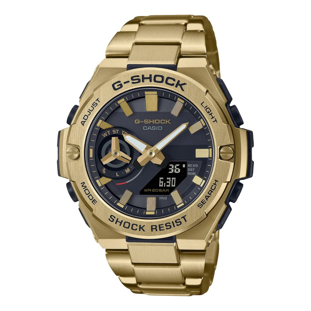 Gold G Shock G-Steel mens watch