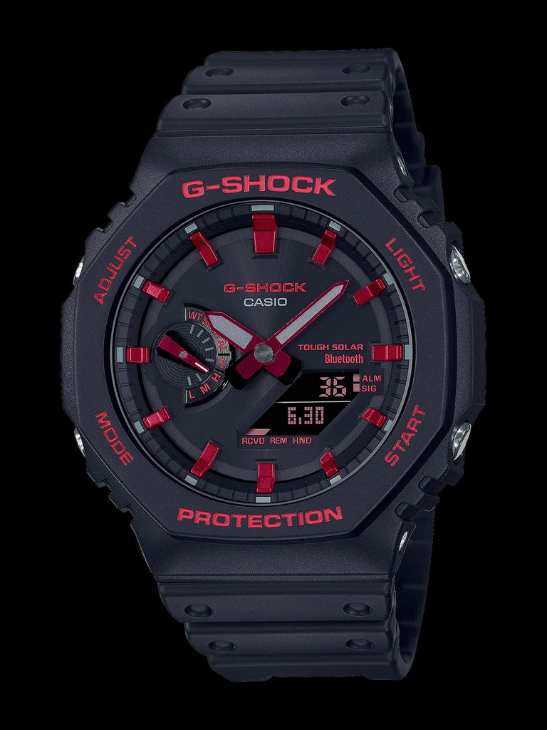 Black and red G Shock carbon core series watch