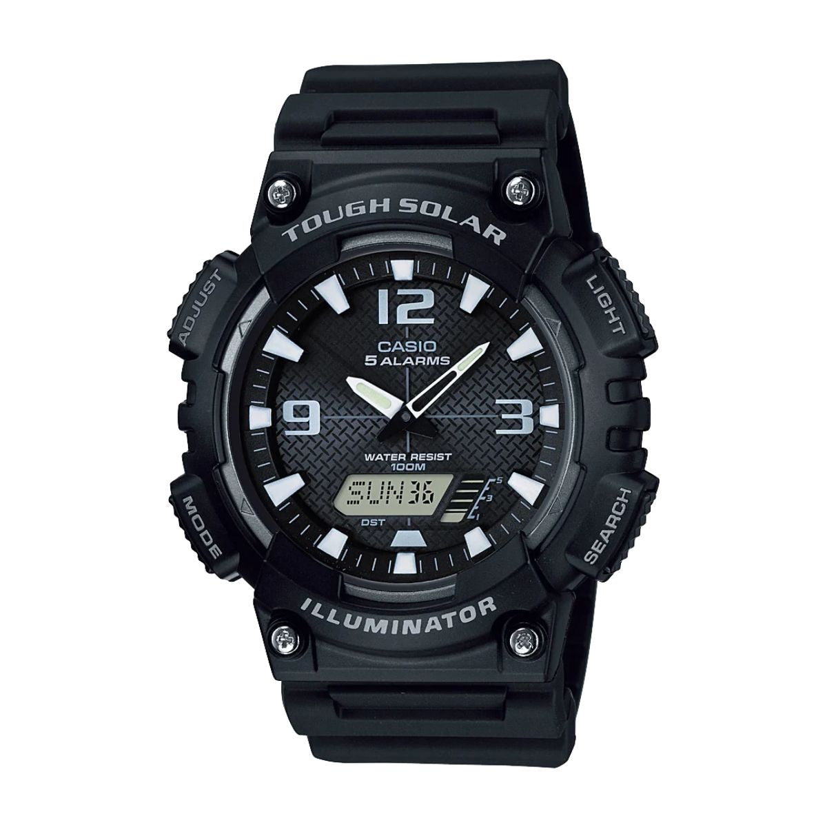 AQ-S810W-1A Casio Black Solar Watch | Wrights Jewellers NZ