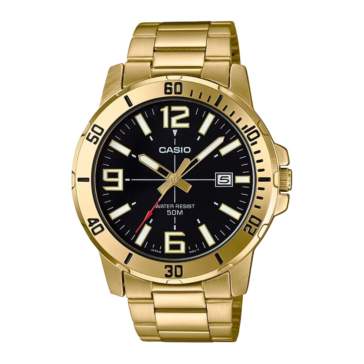 MTP-VD01G-1B Casio Gold-Tone Watch | Wrights Jewellers NZ