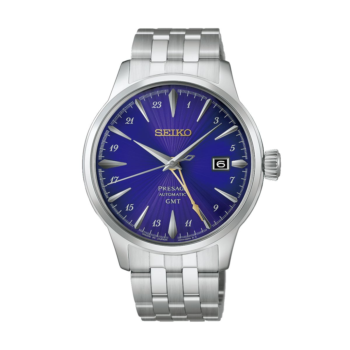Seiko Presage HCB006J1 Edo Murasaki GMT limited edition watch with purple dial