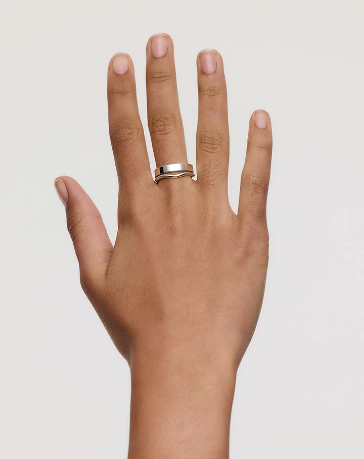 Meadowlark Bliss Ring Sterling Silver - View 2 | Wrights Jewellers NZ