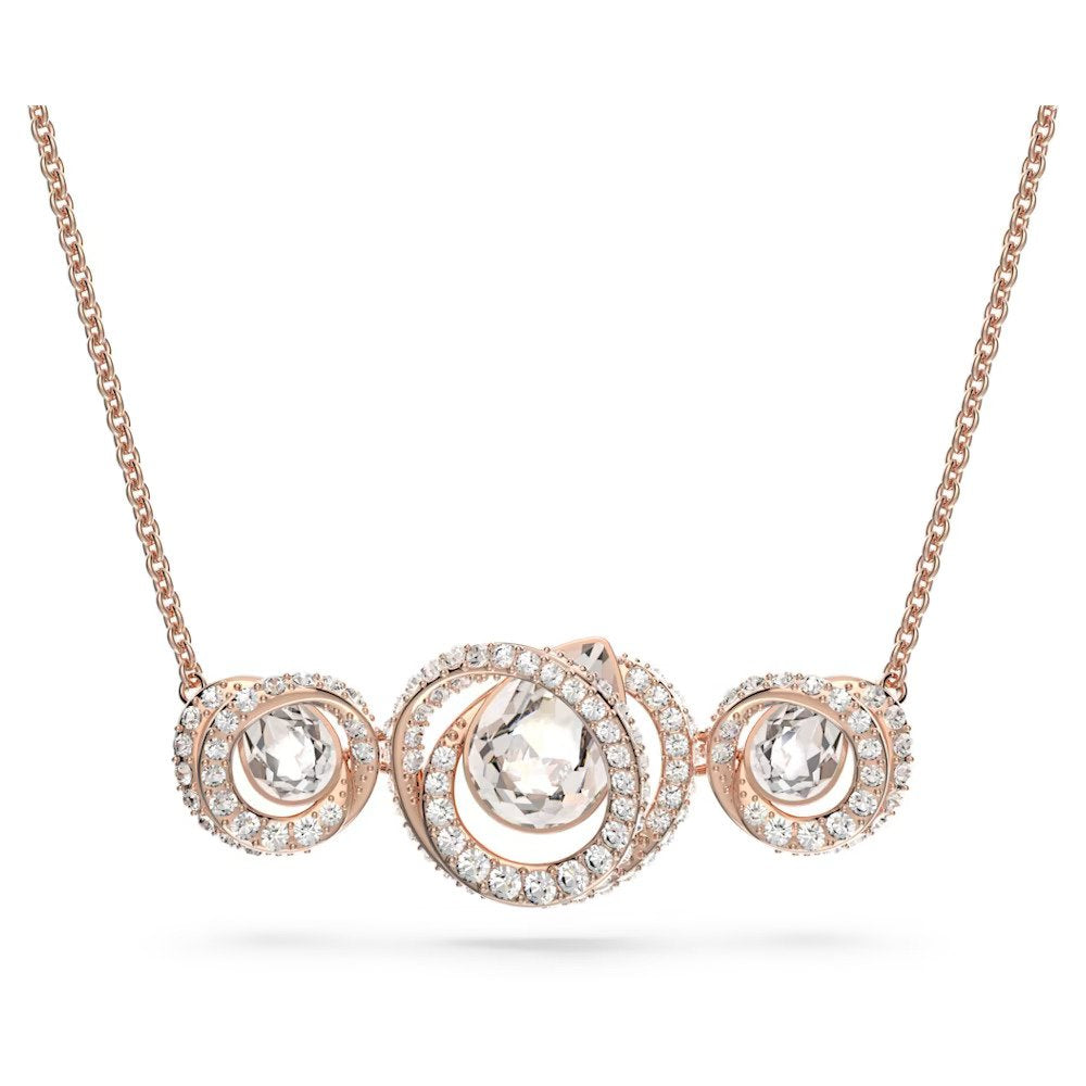 Rose gold plated Swarovski Generation Necklace