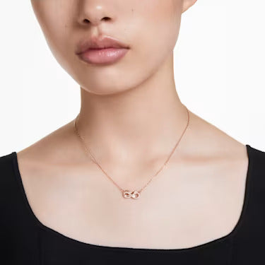 Swarovski infinity necklace