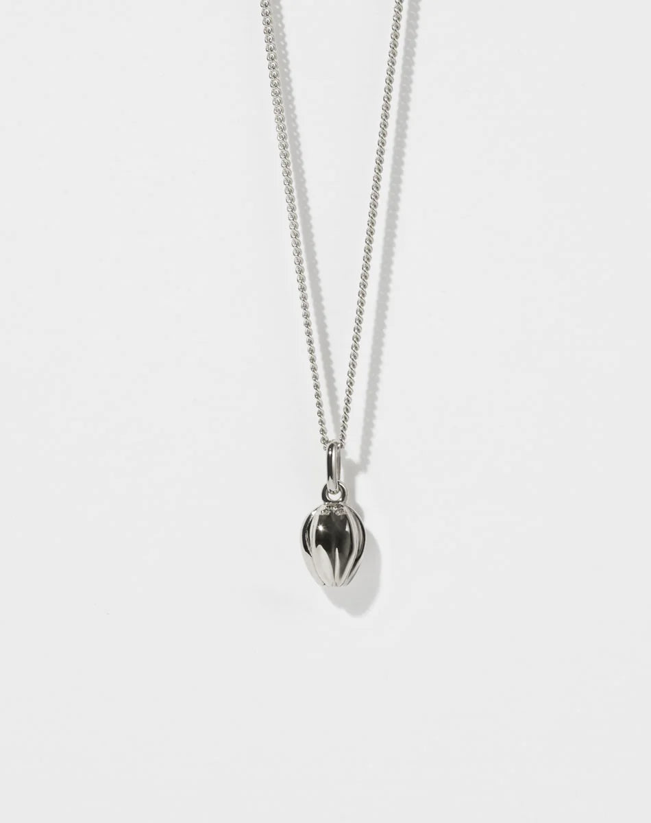 Meadowlark Tulip Charm Necklace Sterling Silver | Wrights Jewellers NZ