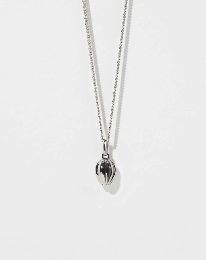 Meadowlark Tulip Charm Necklace Sterling Silver | Wrights Jewellers NZ