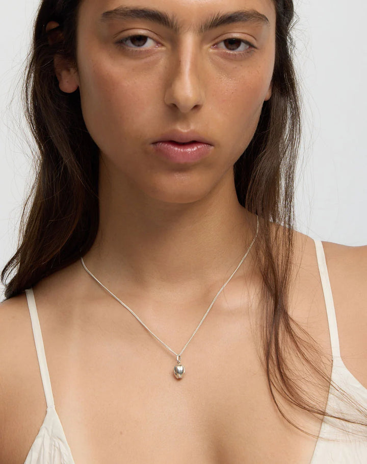 Meadowlark Tulip Charm Necklace Sterling Silver - View 2 | Wrights Jewellers NZ