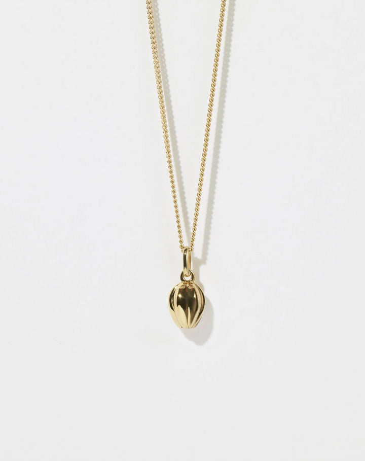 Meadowlark Tulip Charm Necklace 23k Gold Plated | Wrights Jewellers NZ
