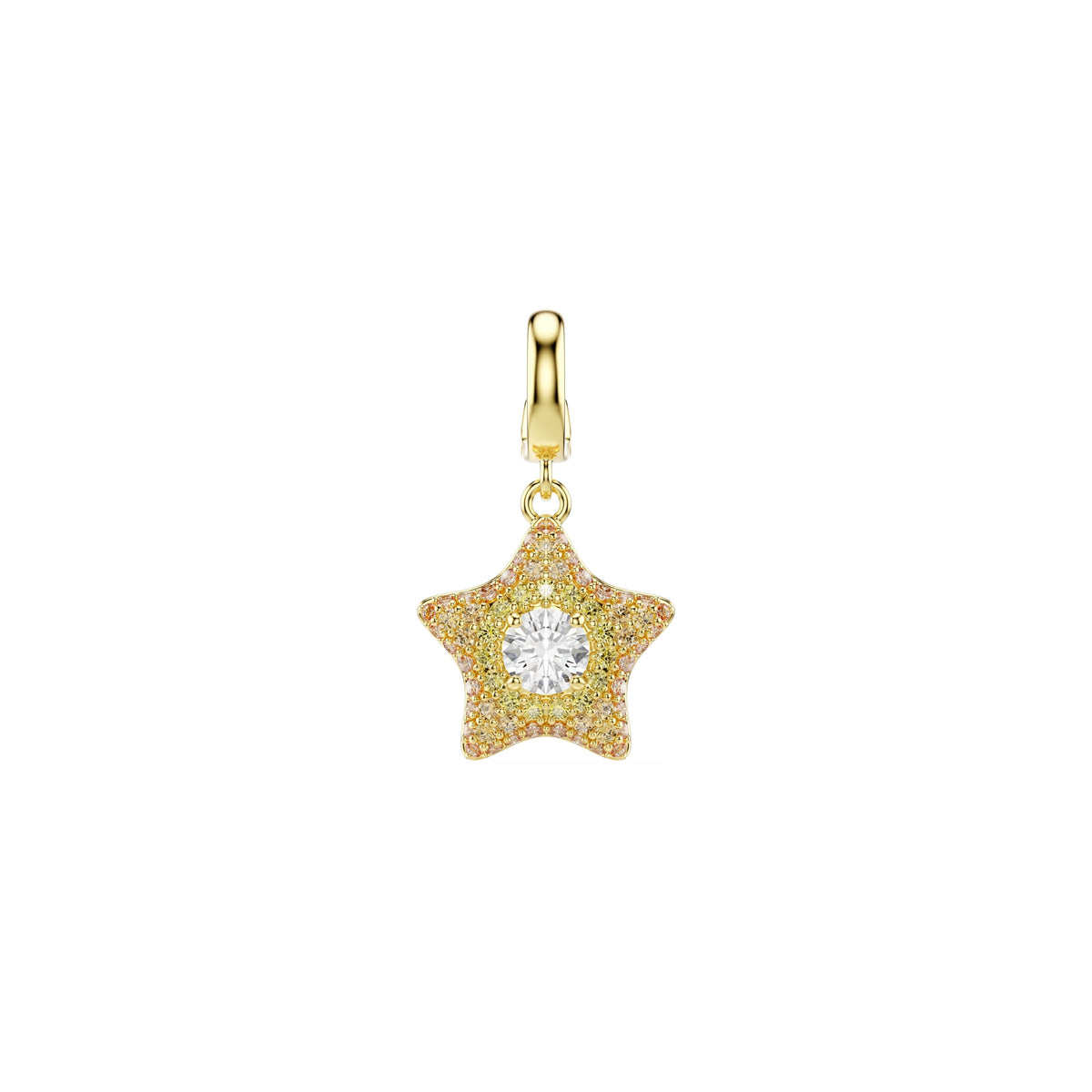 Swarovski Sublima Round Star charm with Swarovski Zirconia and clear centre stone