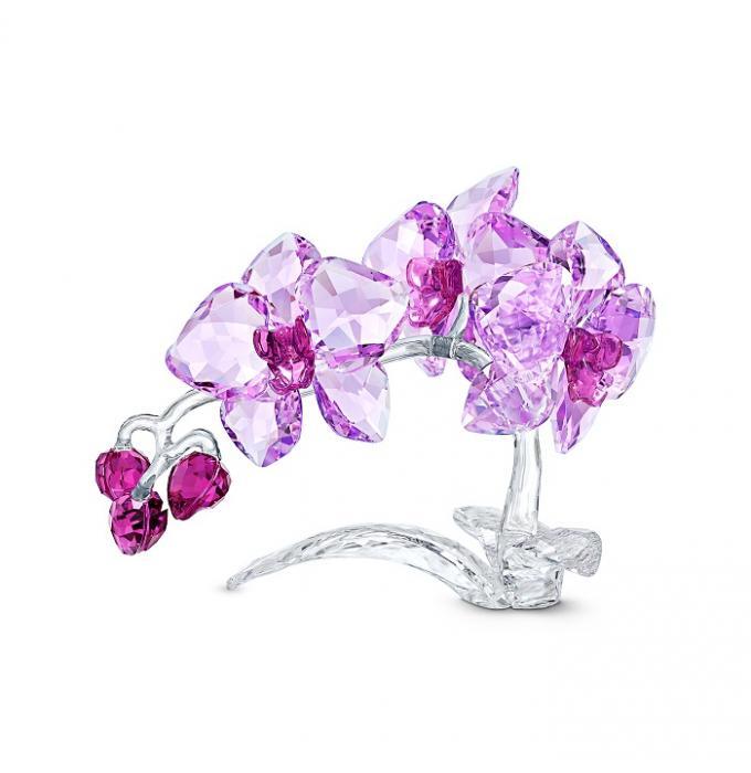 Swarovski crystal orchids