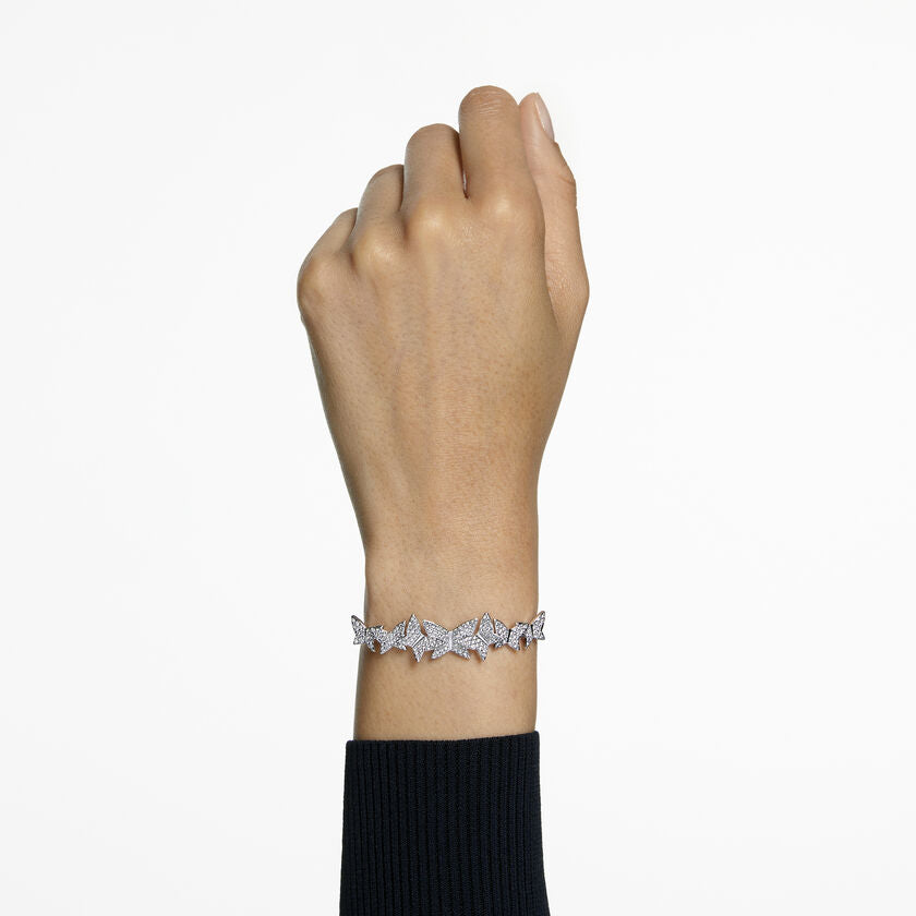 Swarovski Lilia butterfly bracelet, worn by a model