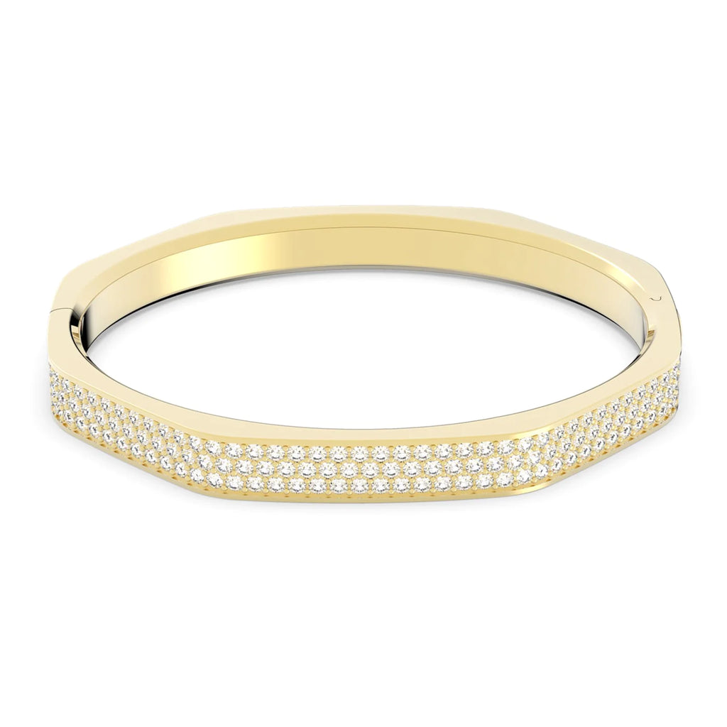 Gold Swarovski crystal Dextera bangle