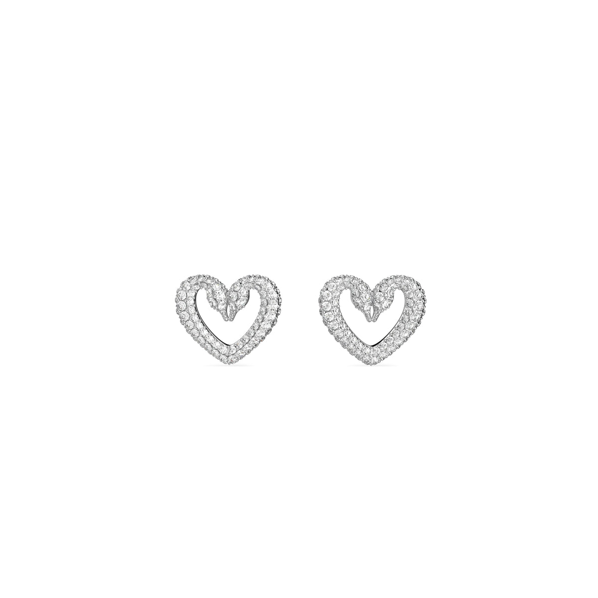 Swarovski Una Heart Earrings | Wrights Jewellers NZ