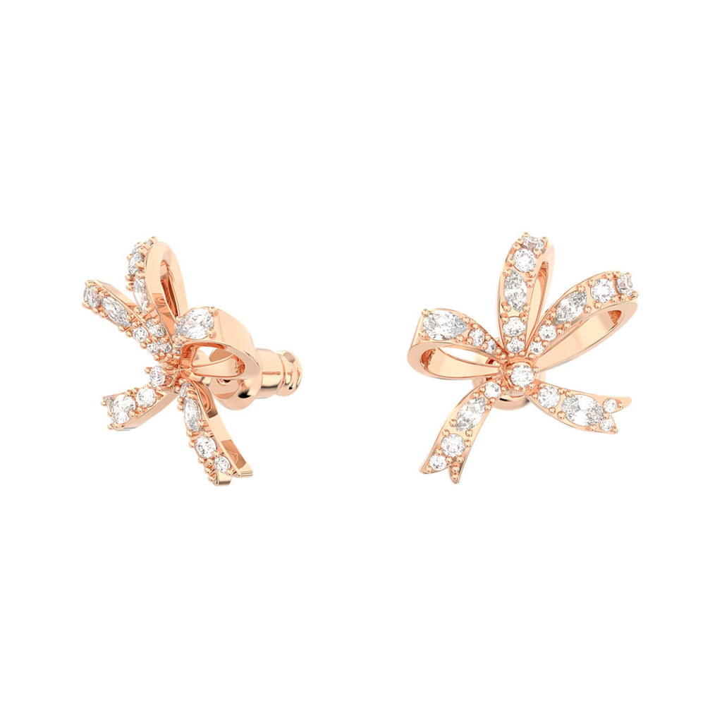 Swarovski rose gold Volta stud earrings