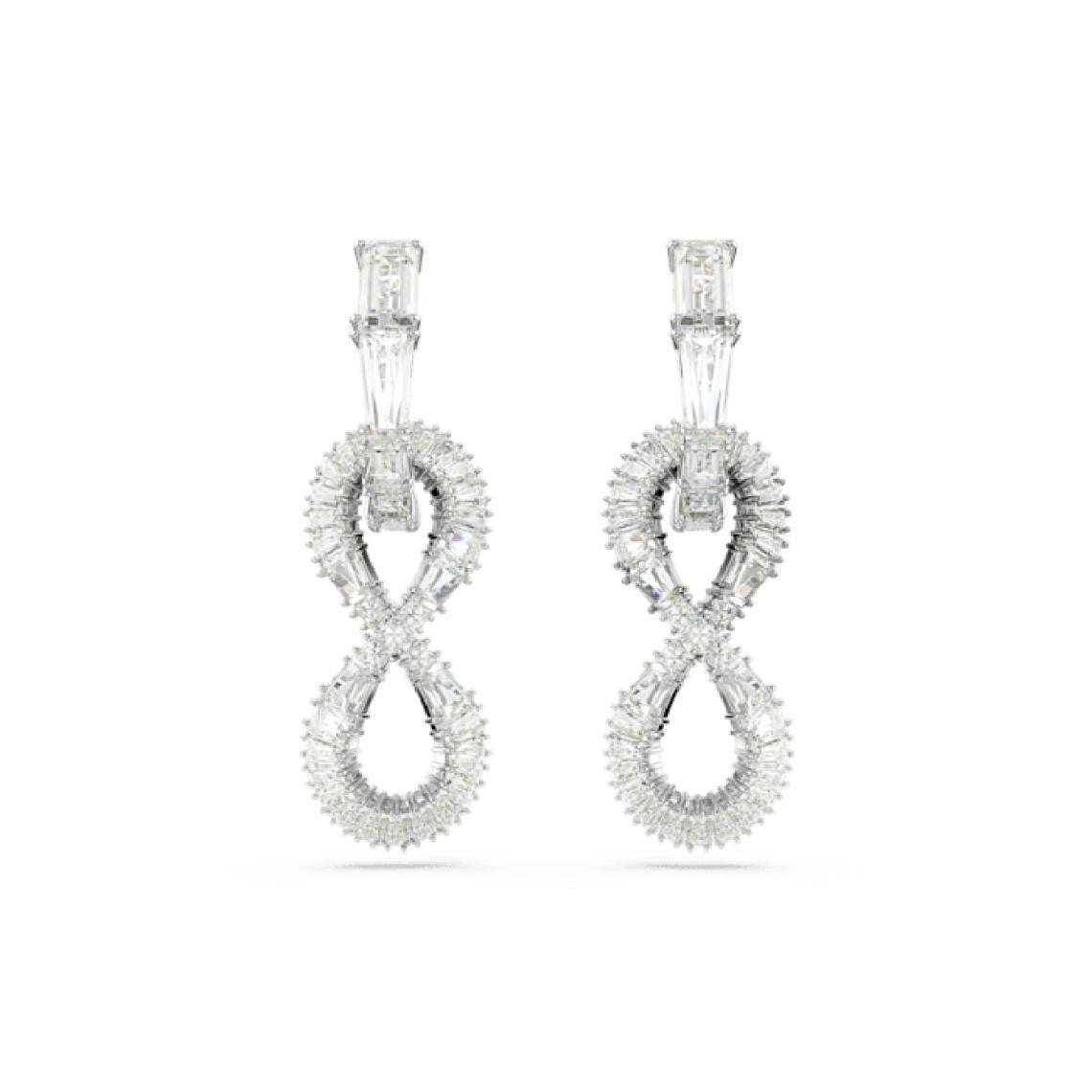 Infinity drop earrings