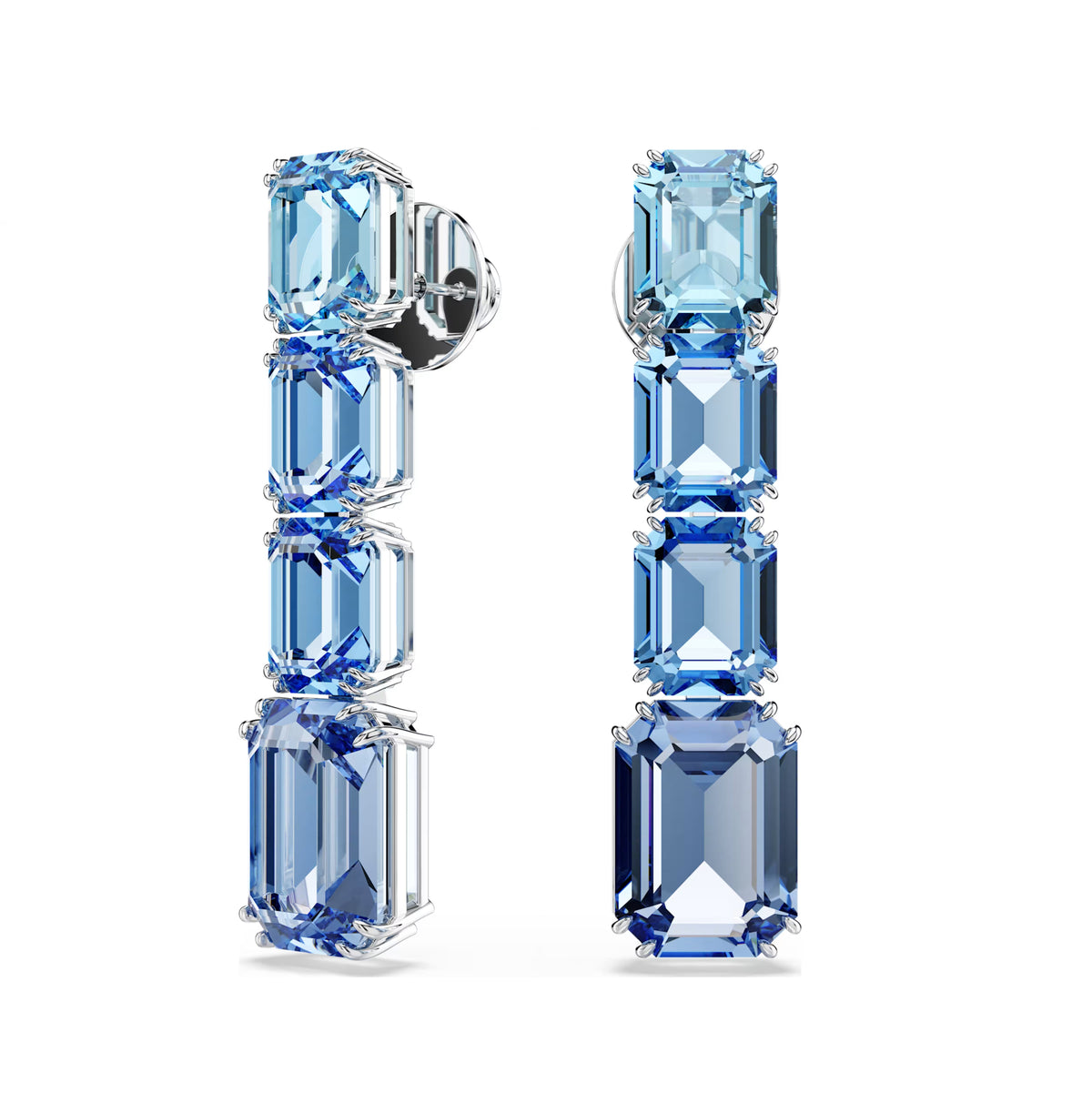 Swarovski Millenia Drop Earrings - View 3 | Wrights Jewellers NZ