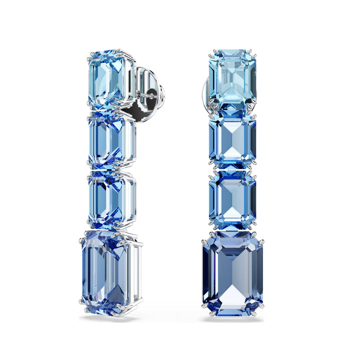 Swarovski Millenia Drop Earrings - View 3 | Wrights Jewellers NZ
