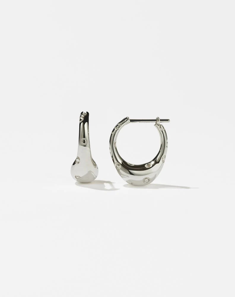 Meadowlark Strawberry Hoop Earrings Small | Wrights Jewellers NZ
