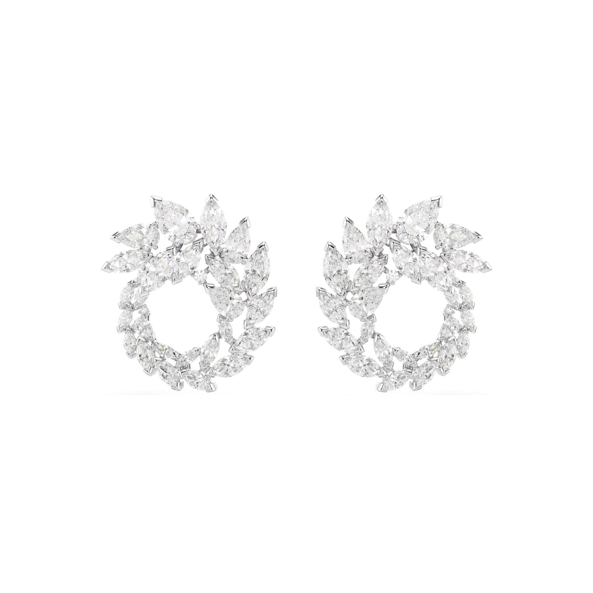 Swarovski Mesmera hoop earrings Marquise cut 5748008