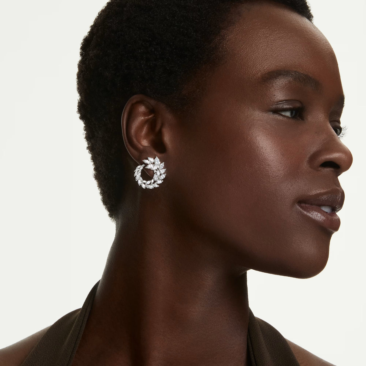 Swarovski Mesmera hoop earrings Marquise cut 5748008