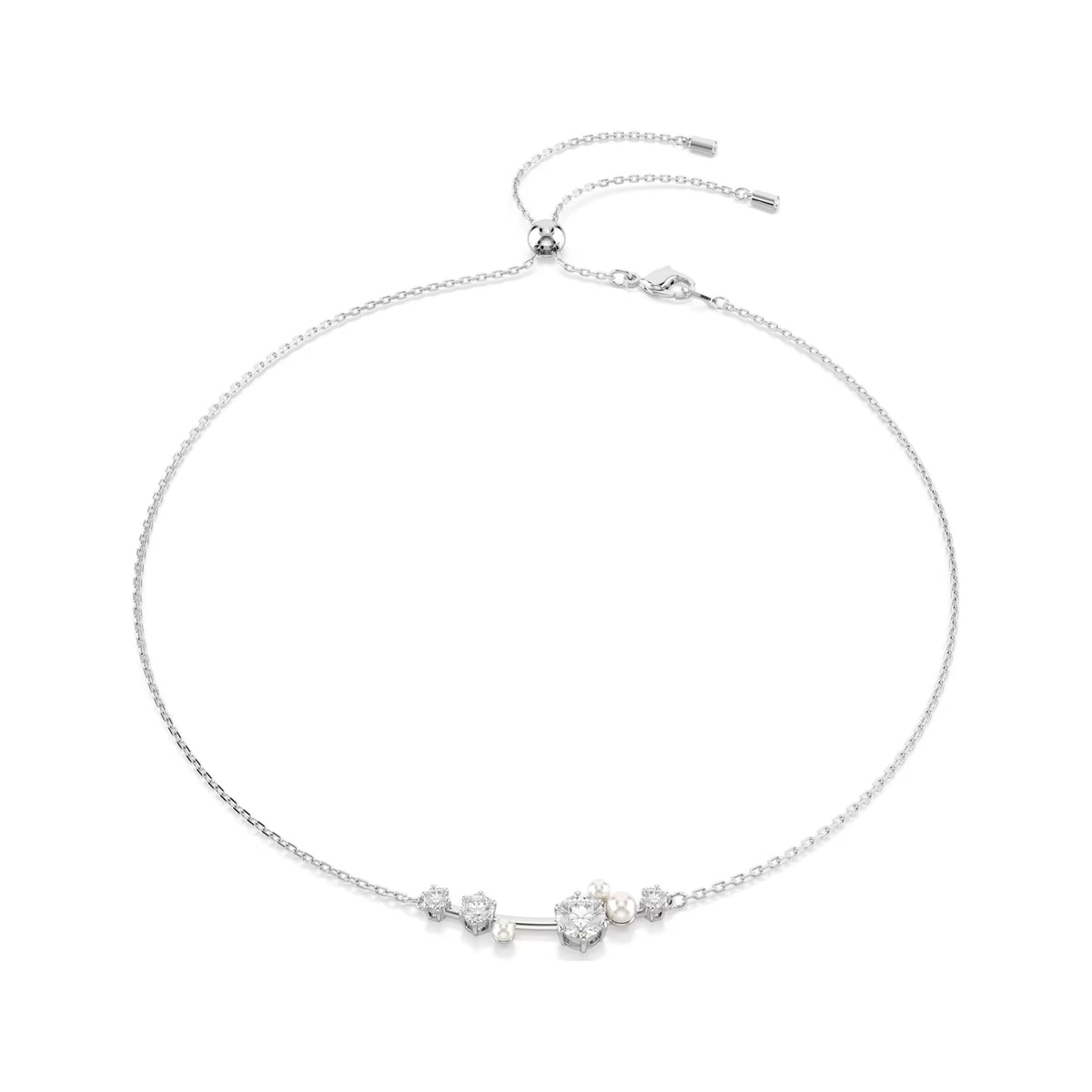 Swarovski Constella necklace with crystal and Swarovski Crystal Pearl detail