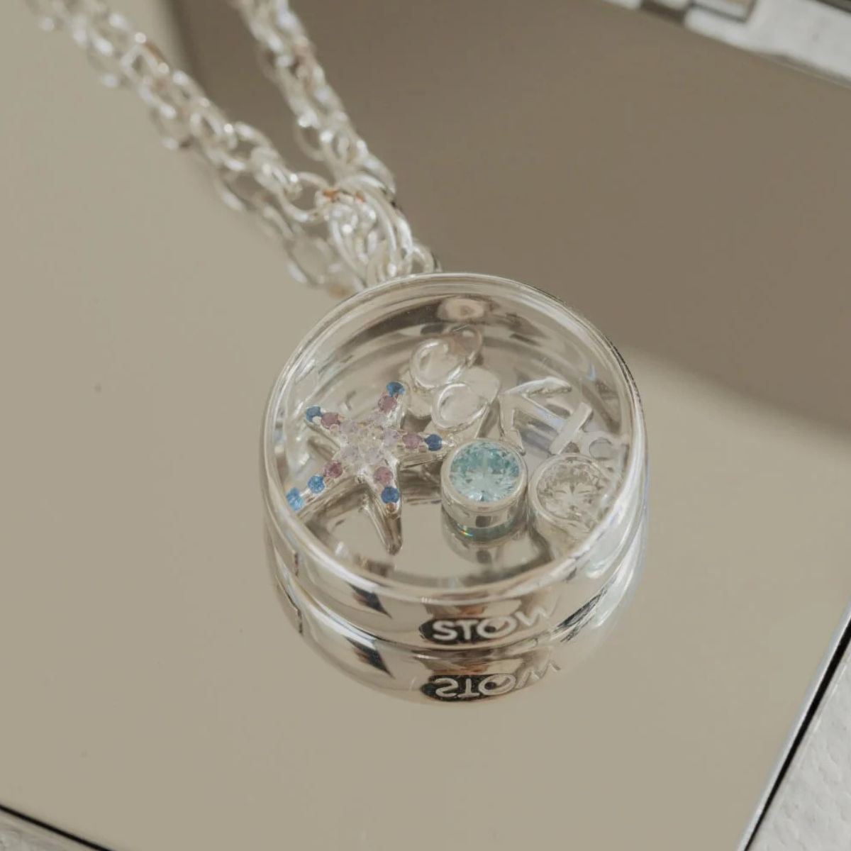 Stow Sterling Silver Anchor Charm Detail & Finish | Wrights Jewellers NZ