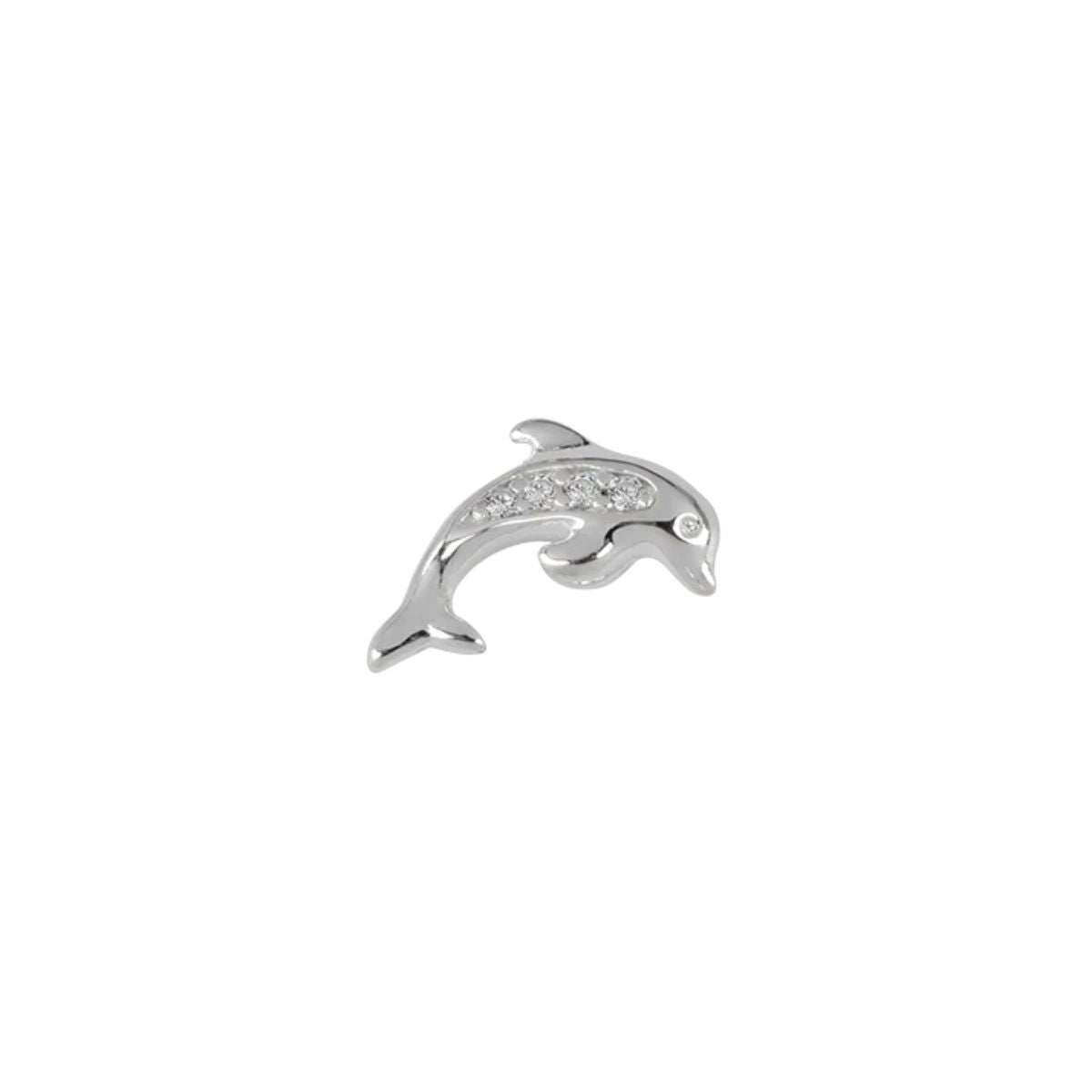 Stow Dolphin Charm Sterling Silver – Friendship Locket Charm NZ | Wrights Jewellers