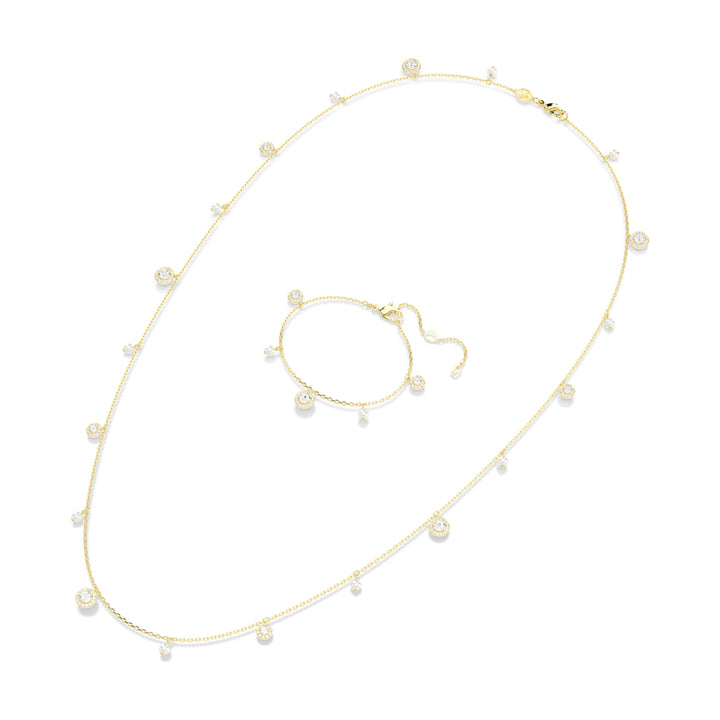Swarovski Una Angelic strandage with crystal pearls, worn as a long necklace or doubled as a bracelet