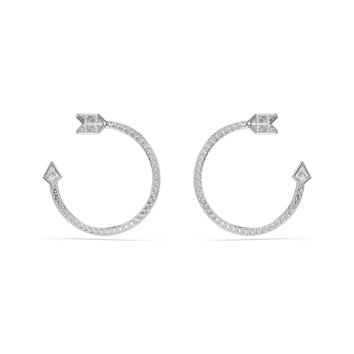 Swarovski Idyllia hoop earrings Arrow 5741522