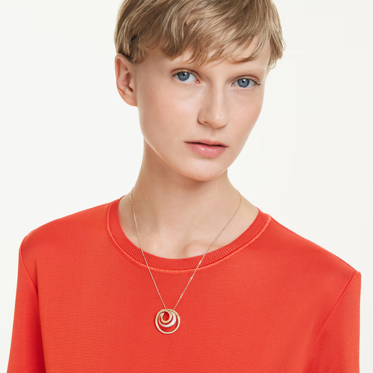 Swarovski Hyperbola necklace Round cut 5740410