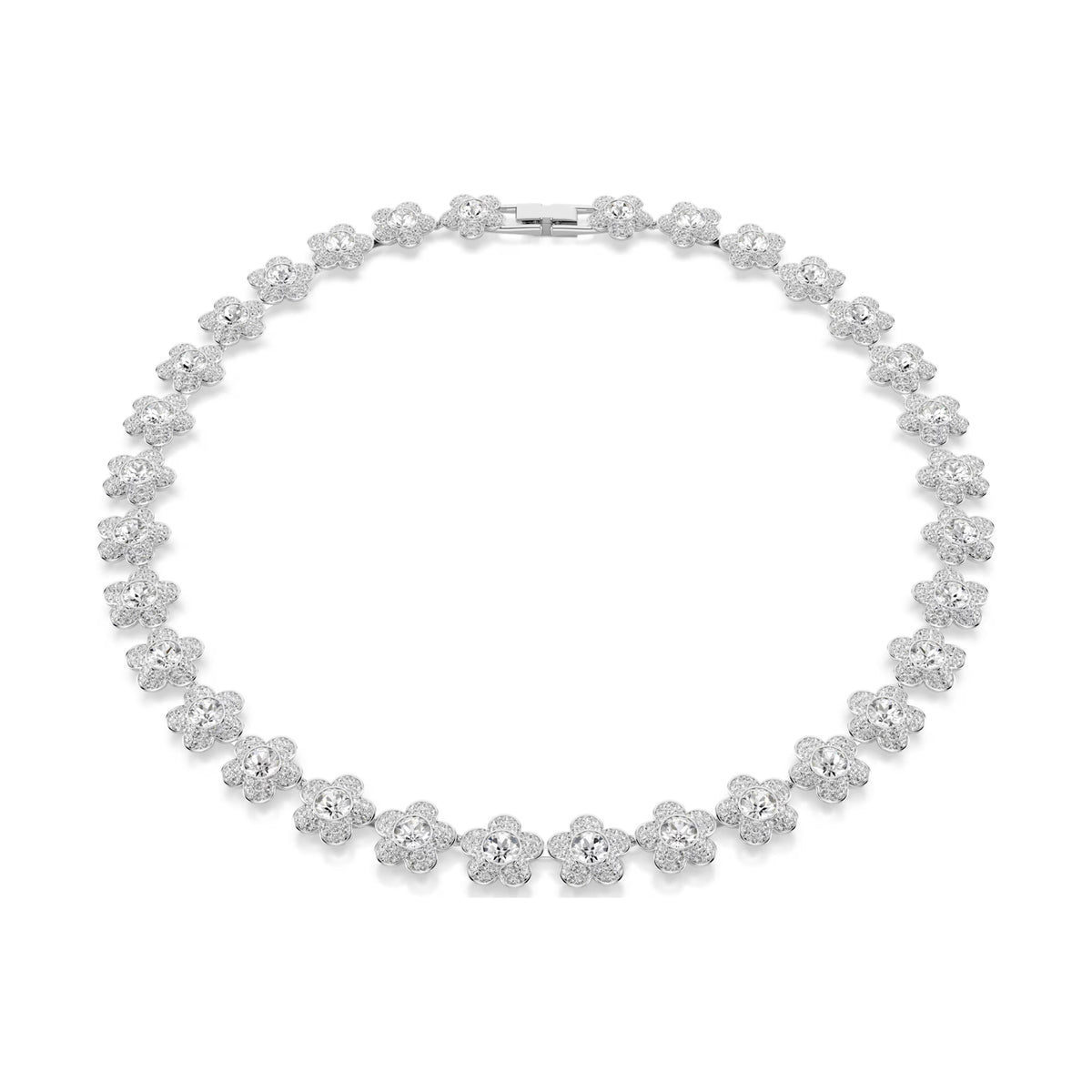 Ariana Grande x Swarovski daisy chain necklace with crystal flower motifs