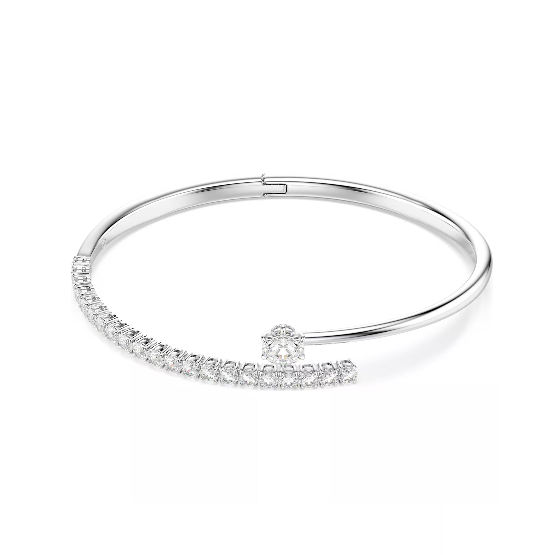 Swarovski Matrix Round Cut Open Bangle