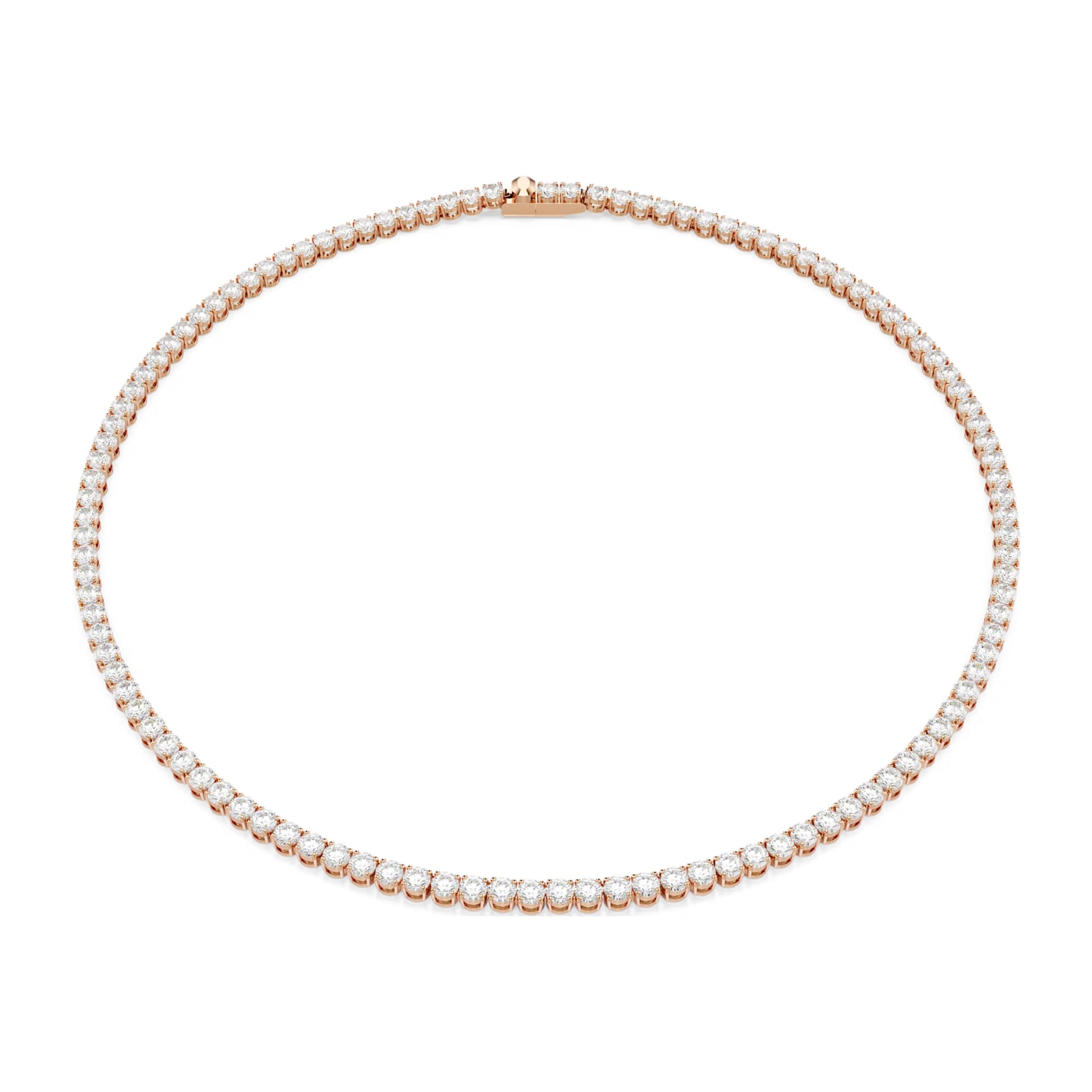 Swarovski Matrix Tennis Necklace Round Cut | Wrights Jewellers NZ