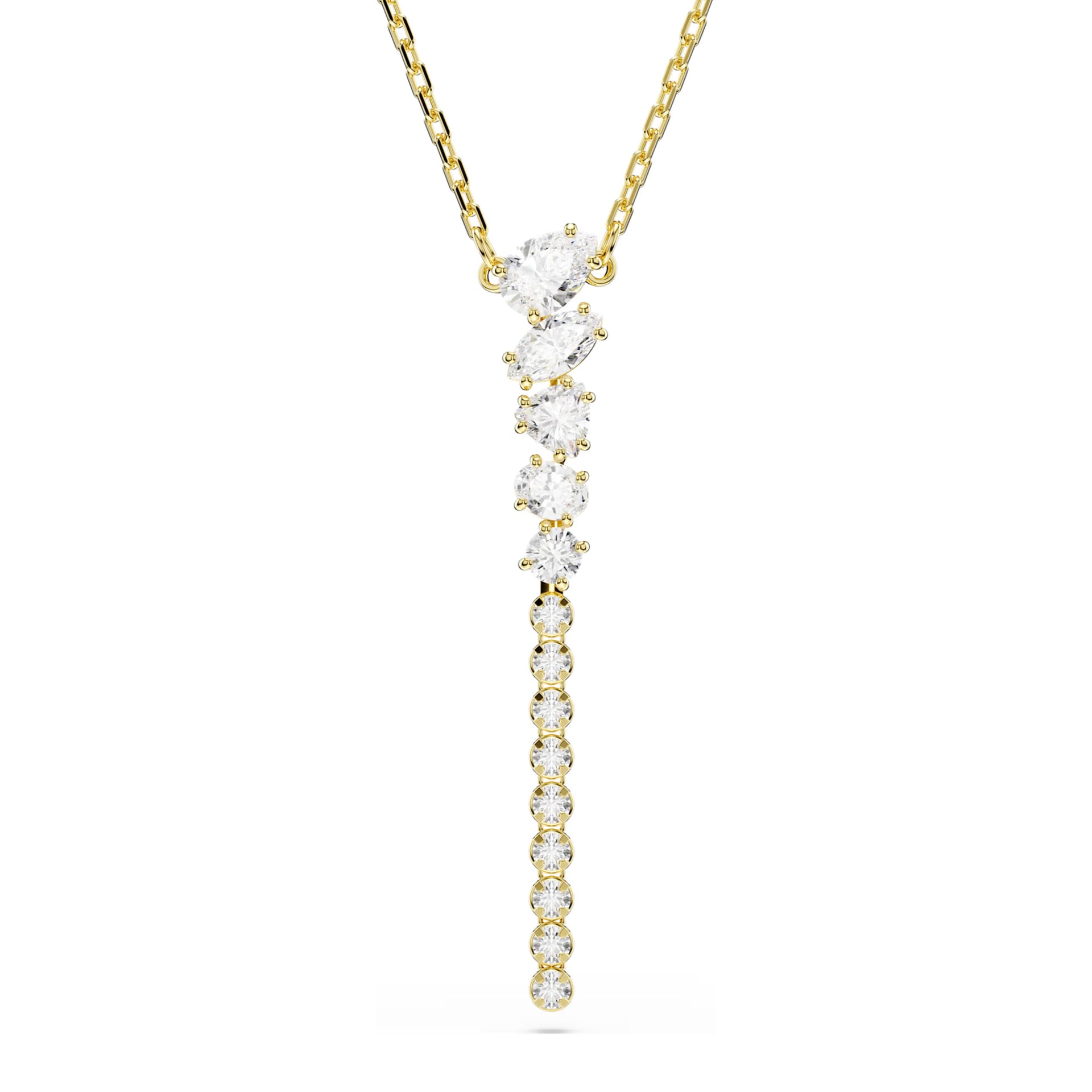 Swarovski Mesmera Y Necklace Mixed Cuts | Wrights Jewellers NZ