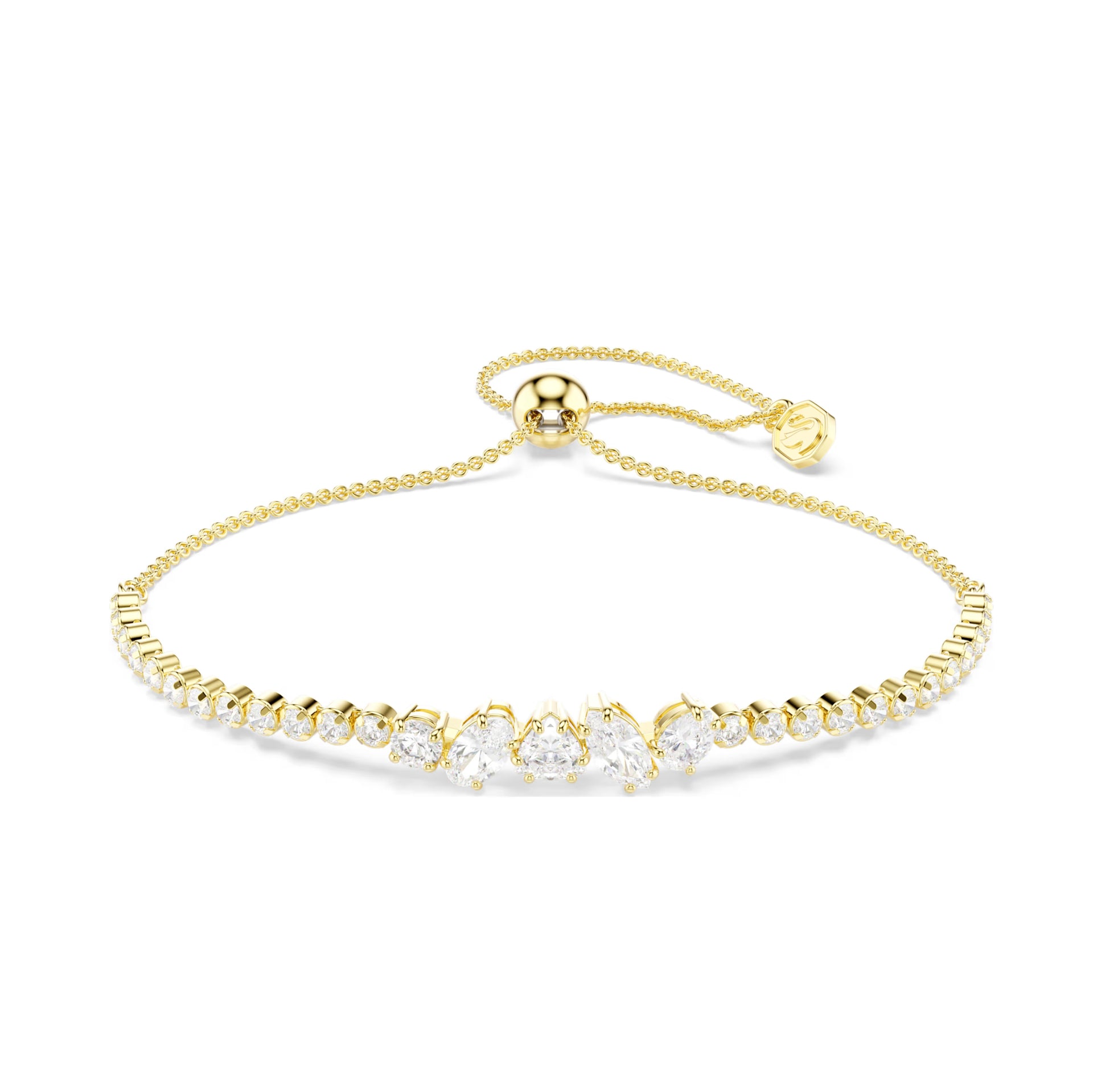 Swarovski Mesmera Cup Chain Bracelet in Gold