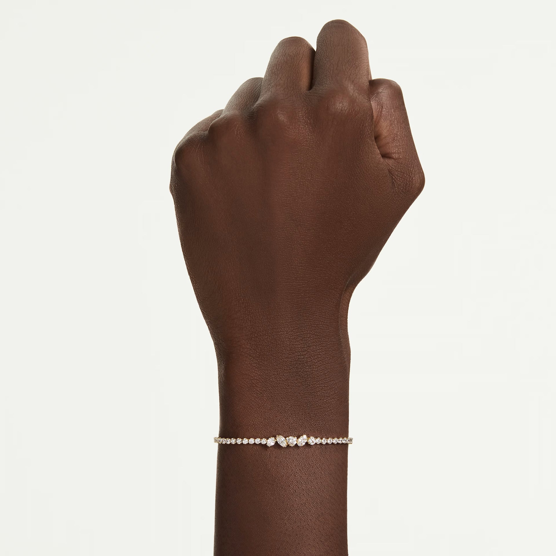Swarovski Mesmera Cup Chain Bracelet in Gold