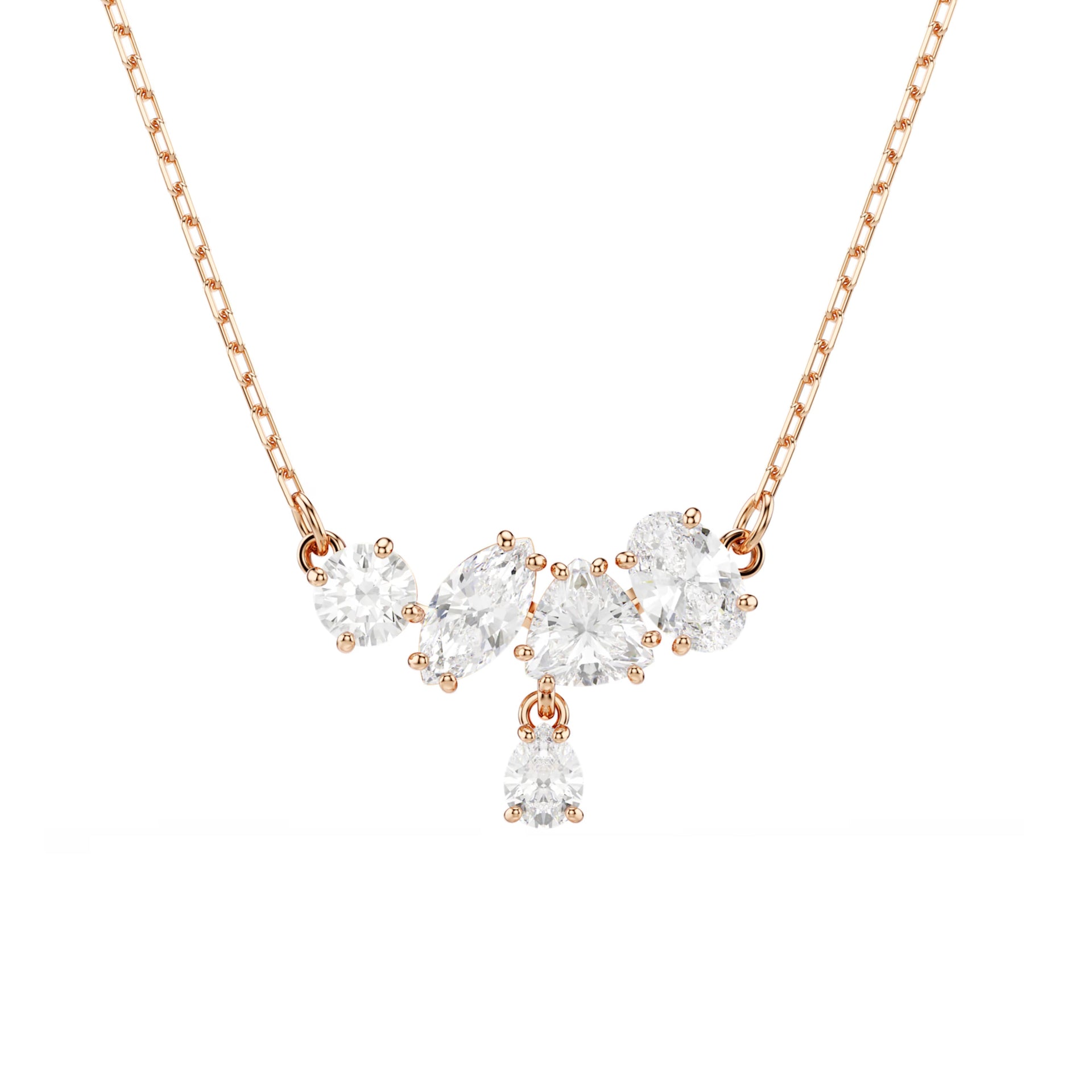 Swarovski Mesmera Pendant Necklace in Rose Gold