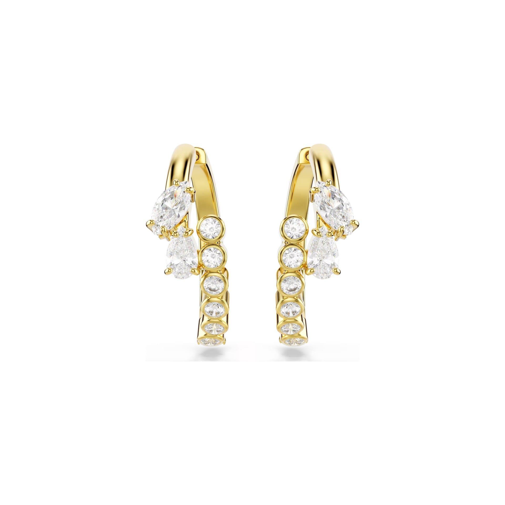 Swarovski Mesmera Hoop Earrings Mixed Cuts | Wrights Jewellers NZ