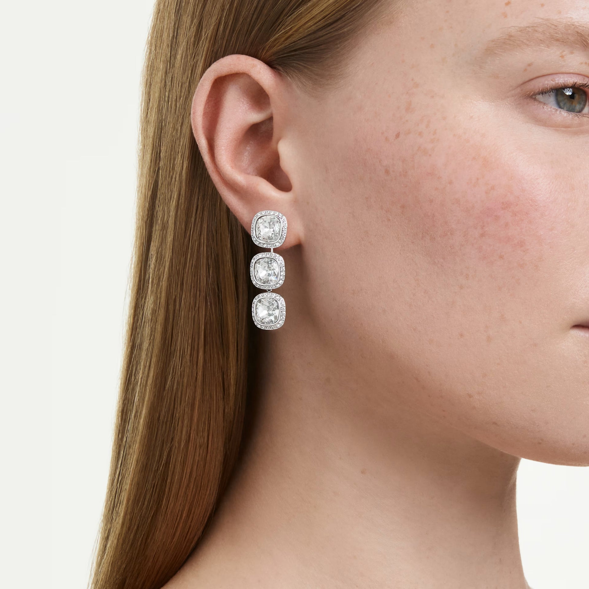 Swarovski Una Angelic Cushion Cut Earrings - View 2