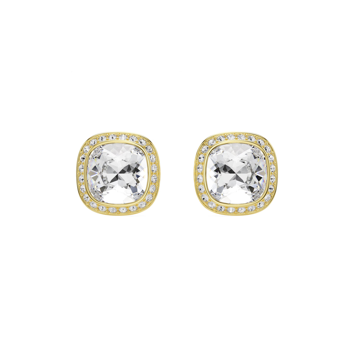 Swarovski Una Angelic Stud Earrings Cushion Cut | Wrights Jewellers NZ