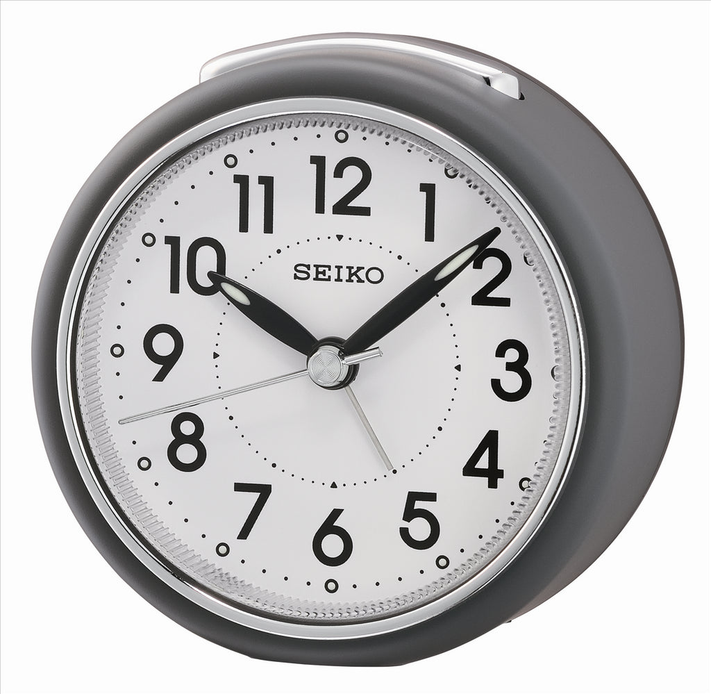 Seiko bedside alarm clock with clear dial