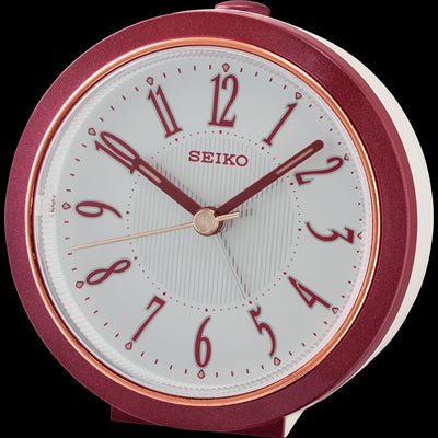 Seiko red alarm clock
