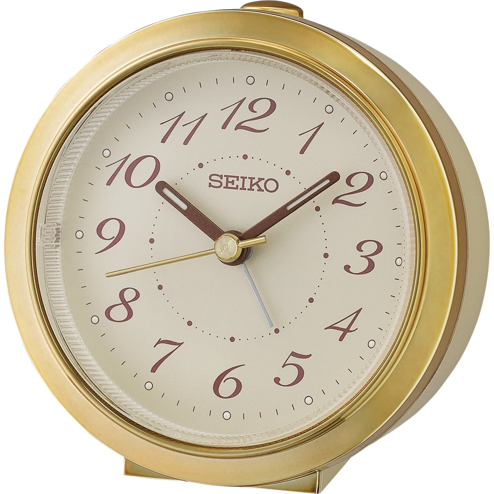 Gold Seiko alarm clock