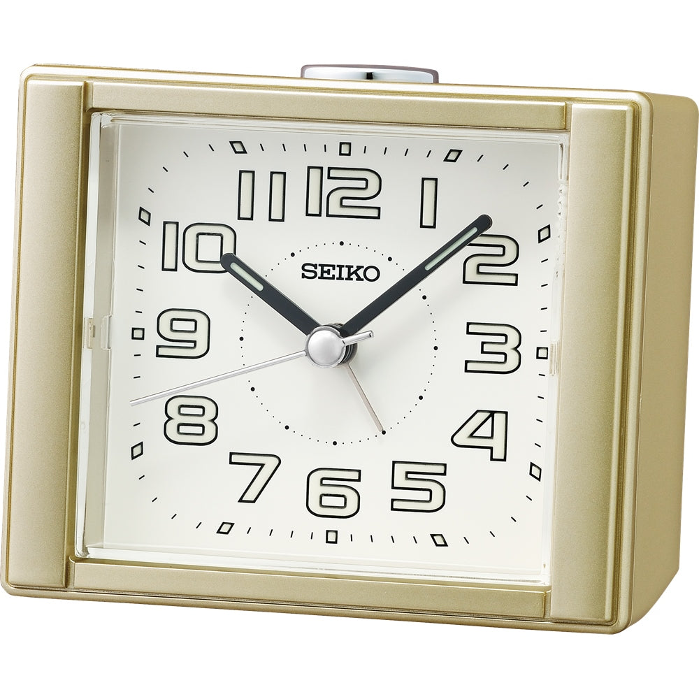 Gold Seiko alarm clock