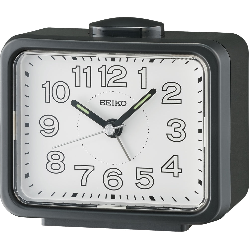 Black Seiko bedside alarm clock