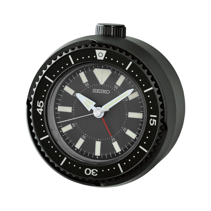 Seiko QHE207-K Diver-Style Alarm Clock | Wrights Jewellers