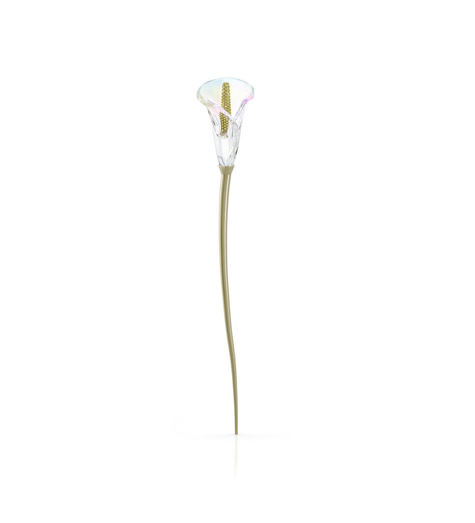Swarovski crystal calla lily with brass stem