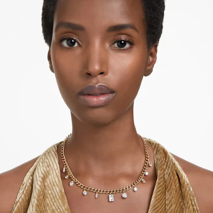 Swarovski Dextera all-around necklace worn on a model