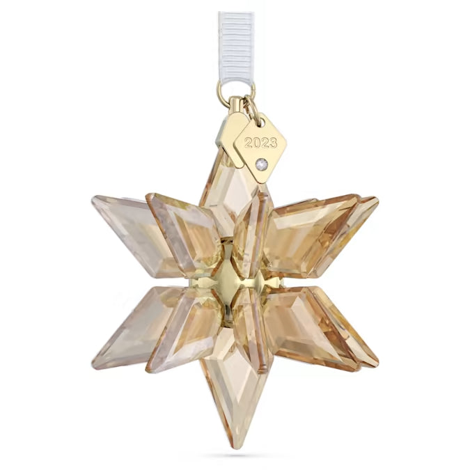 Gold 3D Star Christmas Ornament